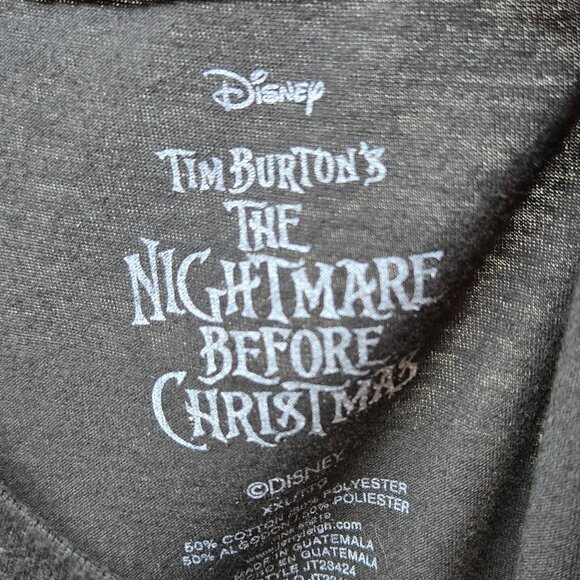 Disney Nightmare Before Christmas Scream Queen Shirt Tim Burton Animation XXL - Picture 4 of 4